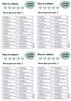 Vorschau - Arbeitsblätter - Jeu des 5 mots - Chez le médecin (Einstiegsritual) - Seite 1