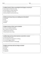 anteprima - Quiz - Stabilire relazioni tra frasi e paragrafi - Pagina 3