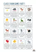 Vorschau - Spiele - Class chain game (animals edition) - Deckblatt