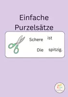 Vorschau - Bildkarten - Purzelsätze Deutsch - Deckblatt