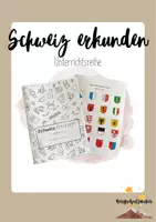 Vorschau - Unterrichtsreihen - Unterrichtsreihe Schweiz erkunden - Deckblatt