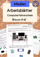 Vorschau - Unterrichtsreihen - Arbeitsblätter Computerführerschein (Grundlagen) - Deckblatt
