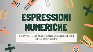 anteprima - Materiale di supporto/inclusione - Espressioni numeriche - Pagina 1