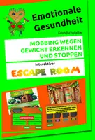 Vorschau - Interaktives Material - ESCAPE ROOM - Mobbing wegen Gewicht erkennen und stoppen - Deckblatt