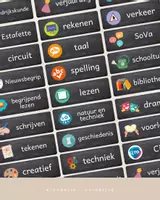 Voorbeeld - Dagritmekaarten Compleet Krijtbord | Printable | Klassenorganisatie | Klassenmanagement - Pagina 3