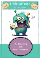 Vorschau - Arbeitsblätter - Briefe schreiben mit Monster - Seite 1