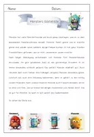 Vorschau - Arbeitsblätter - Briefe schreiben mit Monster - Seite 2