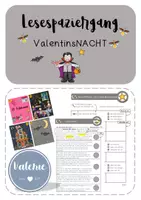 Vorschau - Anderer Materialtyp - Lesespaziergang zum Valentinstag (3./4. Klasse) - Deckblatt