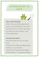 Vorschau - Mal- und Bastelvorlagen - Der Wetterfrosch - Das Wetter - Seite 3