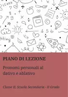 anteprima - Piani di lezione - Pronomi personali al dativo e ablativo - PL - Pagina di copertina