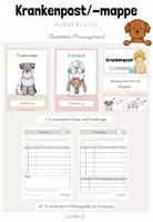 Vorschau - Arbeitsblätter - Classroom-Management: Krankenmappe/ Krankenpost für deine Hundeklasse (inkl. Bildkarten, Deck- und Mitteilungsblätter) - Deckblatt