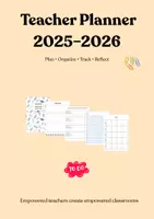 Vista previa - Para docentes: organización, planificación y formación - Teacher Planner 2025–2026 · Planificador Docente Printable & Editable - Portada