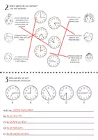 Aperçu - Feuilles d'exercices - Allemand: Wie viel Uhr ist es? - Arbeitsblätter - Page 3