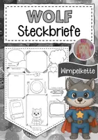 Vorschau - Arbeitsblätter - Wolfklasse Steckbriefe zum Kennenlernen - Deckblatt