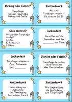 Vorschau - Arbeitsblätter - Tierpfleger MEGABUNDLE Materialpaket - Wissenskartei, Lückentext, Steckbrief, Suchsel, Quizkarten - Seite 3