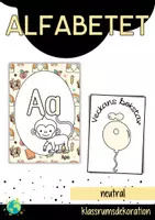förhandsvisning - ALFABETET - NEUTRAL - försättsblad