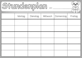 Vorschau - Anderer Materialtyp - Labradorklasse Tagestransparenz und Stundenplan - Seite 2