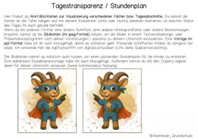 Vorschau - Anderer Materialtyp - Steinbockklasse Tagestransparenz und Stundenplan - Seite 3