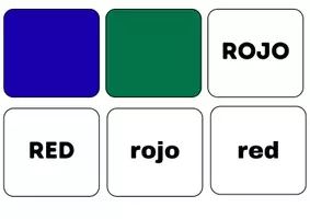 Vista previa - Tarjetas / Manipulativos - Flashcards colores castellano inglés (mayúsculas y minúsculas) - página 2