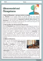 Vorschau - Arbeitsblätter - Klimawandel und Ökosysteme - Ausführliche Erklärung mit Aufgaben und Lösungen - Seite 1