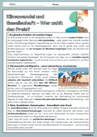 Vorschau - Arbeitsblätter - Klimawandel und Gesellschaft - Ausführliche Erklärung mit Aufgaben und Lösungen - Seite 1