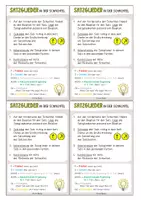 Vorschau - Aufgabenkarten - Satzglieder in der Schachtel - Seite 3