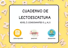 Vista previa - Refuerzo / NEE / Materiales de apoyo - CUADERNO LECTOESCRITURA NIVEL 2: P, L,M,S - página 1