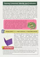 Vorschau - Arbeitsblätter - Fantasy-Literatur im Englischunterricht - Seite 1