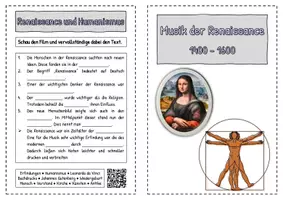 Vorschau - Arbeitsblätter - Booklet - Musik in der Renaissance - Seite 3