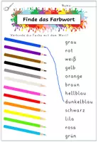 Vorschau - Arbeitsblätter - DaZ: Farben | Übungen, Spiele, Rätsel & Malaufgaben - Seite 1