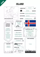 Vorschau - Arbeitsblätter - Island Steckbrief mit Lösung - Seite 2