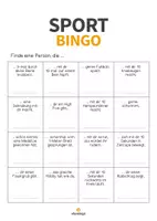 Vorschau - Arbeitsblätter - Sport-Bingo: Kennenlernspiel für den Sportunterricht - Seite 2