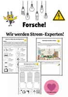 Vorschau - Arbeitsblätter - Forsche! Wir werden Strom-Experten! - Deckblatt
