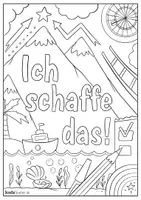 Vorschau - Mal- und Bastelvorlagen - Growth Mindset - Ausmalbilder PAKET / Affirmationen & Mutmacher - Seite 2