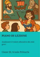 anteprima - Piani di lezione - Analizzare il valore educativo dei miti greci - Pagina di copertina