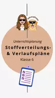 Vorschau - Unterrichtsreihen - Unterrichtsplanung Klasse 6 - Pläne - Deckblatt
