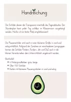Vorschau - Poster - Tagestransparenz Pinguin | große Stundenplan-Schilder Pinguinklasse Grundschule - Seite 1