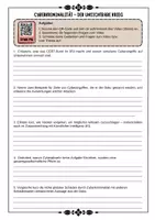 Vorschau - Arbeitsblätter - Doku - Cyberkriminalität - Der unsichtbare Krieg Aufgaben mit Lösung (Klasse 8 9 10 11) - Deckblatt