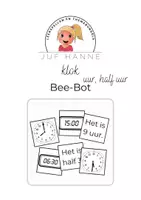 Voorbeeld - Klok - uur, half uur - Bee-Bot - Voorblad