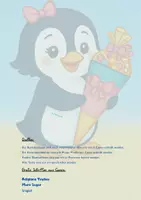 Vorschau - Mal- und Bastelvorlagen - Mit Pinguin Glück ins neue Schuljahr starten - Seite 1