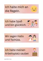 Vorschau - Poster - Klassenregeln ab Klasse 1 (hellrot / hellorange) - Seite 3