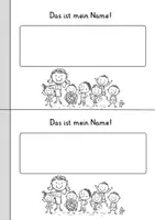 Vorschau - Arbeitsblätter - Übungsheft Schulanfang, 1. Klasse - Seite 1