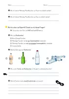 Vorschau - Arbeitsblätter - Filmprotokoll Flaschenpfand Pfandsystem differenziert - Seite 1