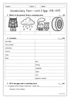 Vorschau - Test - Vocabulary Test - Scotland (Orange Line 3) - Seite 3