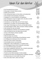 Vorschau - Arbeitsblätter - Ideenliste (Bucket List) - Winter - Seite 3
