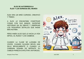 Vista previa - Refuerzo / NEE / Materiales de apoyo - Álex se autorregula_ los sonidos del mundo. - página 2