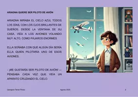 Vista previa - Refuerzo / NEE / Materiales de apoyo - Ariadna quiere ser piloto de avión. - página 2