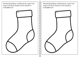 Vorschau - Mal- und Bastelvorlagen - Coole Socken - Türdeko - Seite 2
