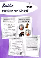 Vorschau - Arbeitsblätter - Booklet - Musik in der Klassik - Deckblatt