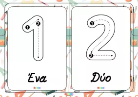 Προεπισκόπηση - Flashcards - Μετράμε και Γράφουμε Παρέα – Από το 1 ως το 20 - Σελίδα 3